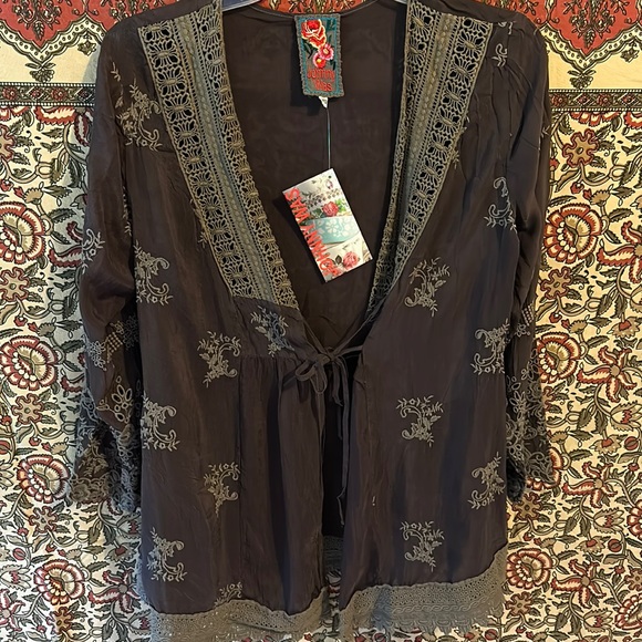 Johnny Was Other - NWT, Johnny Was kimono top size xs